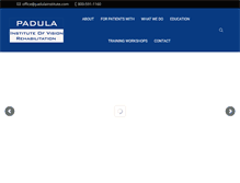 Tablet Screenshot of padulainstitute.com